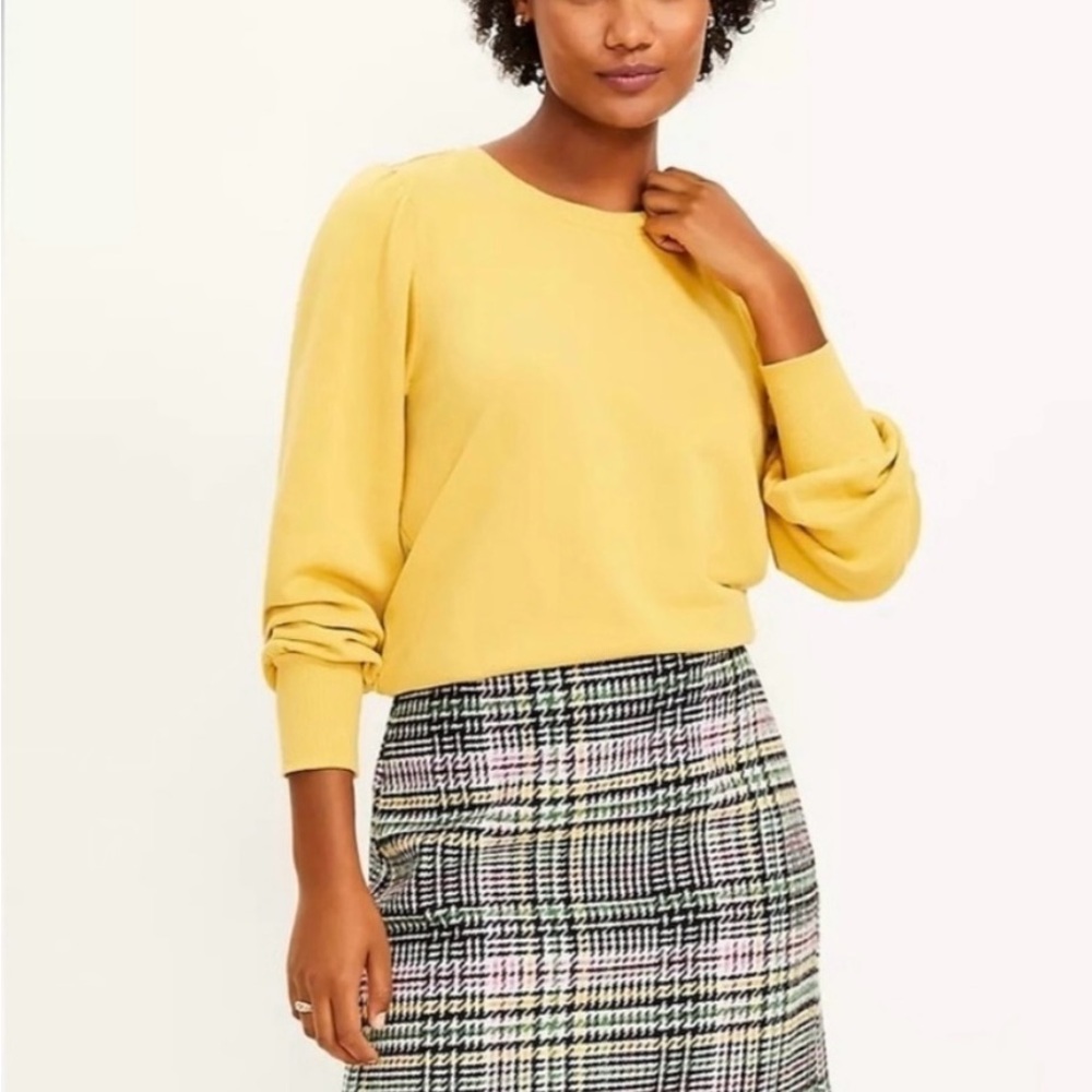 Lost Wool Multi Colored Plaid Houndstooth Skirt 2 - image 3